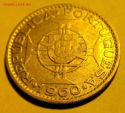 Мозамбик 20 эскудо 1960г. Серебро до 5.08.23г. 22:00 - 20230729_223945