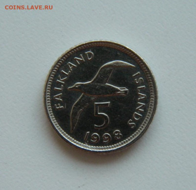 Фолклендские острова 5 пенсов 1998 г. (Фауна) до 03.08.23 - DSCN4757.JPG