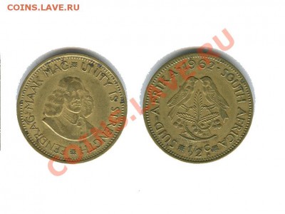 2 цента 1962 год. Окончание: 22.00 по мск 27.12.11г. - юар 1 2 цента 1962