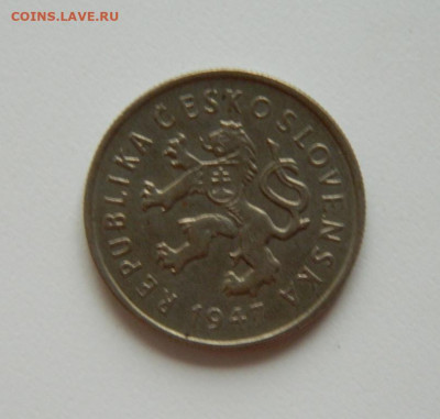 Чехословакия 2 кроны 1947 г. до 08.08.23 - DSCN4711.JPG