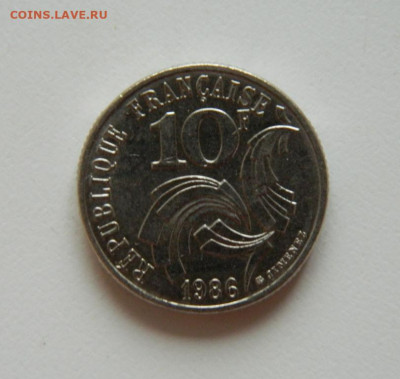 Франция 10 франков 1986 г. до 08.08.23 - DSCN4655.JPG