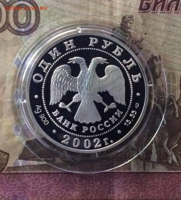 1 рубль 2002 года Сейвал Пруф Красная книга до 04.08 - 48