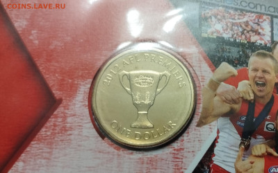 1 доллар 2012г. Австралия победитель футбольной лиги до 7.08 - IMG_20230803_224134