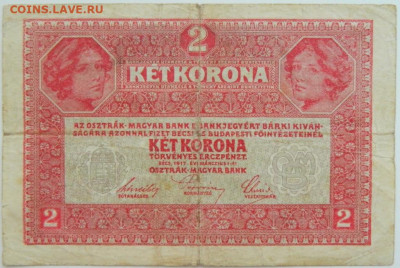 Австрия 2 кроны 1917 г. до 09.08.23 - DSCN4824.JPG