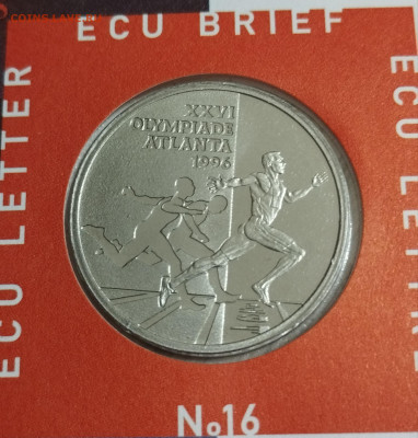 1 экю 1996г. Нидерланды ОИ в Атланте до 8.08 - IMG_20230805_094111