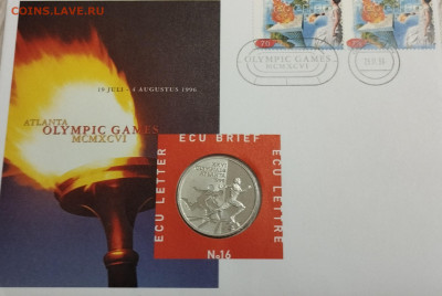 1 экю 1996г. Нидерланды ОИ в Атланте до 8.08 - IMG_20230805_094041