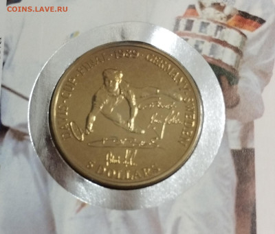 5 долларов 1989г. Ниуэ теннис кубок Дэвиса до 8.08 - IMG_20230805_095038