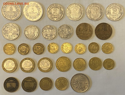 32 монеты Франции. До 11.08.23 22:00 - 09DCBCC6-55EE-45E8-AB94-49FC3F903100