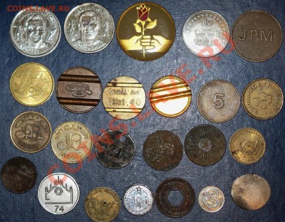 Иностранные жетоны, разные, 24 шт. На оценку - 100_0327.JPG