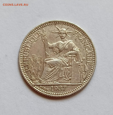 Французский Индокитай 10 центов 1937 до 10.08.2023 - IMG_20230807_134410