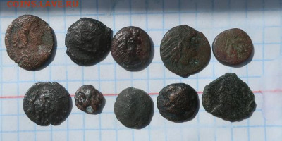 29 медных античных монет чисто исторической ценности - 5