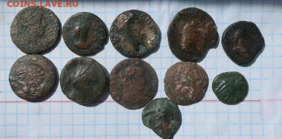 29 медных античных монет чисто исторической ценности - 1