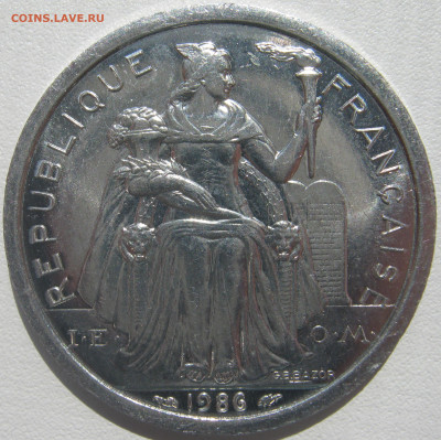 Полинезия Французская 2 франка 1986 Марианна до 11.08. 22:00 - IMG_6099.JPG
