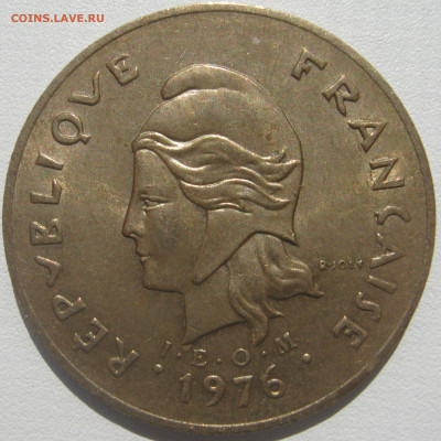 Полинезия Французская 100 франков 1976 Марианна до 11.8. 22 - IMG_6103.JPG