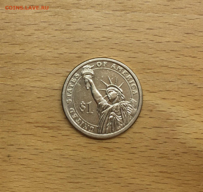 США 1 доллар 2007 Президент США Джеймс Мэдисон двор P - IMG_9727.JPG