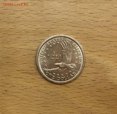 США 1$ доллар 2000 двор P Сакагавея Индианка Парящий Орёл - IMG_9737.JPG