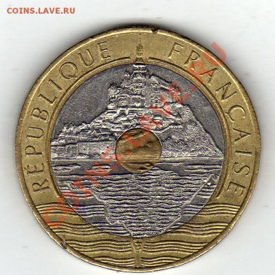 Франция 20 франков 1992 Сен-Мишель до 28.12.11 в 22 (1342) - img767