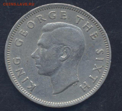 Новая Зеландия шиллинг 1948 г. 15.08.2023 г. 22 -00 МСК. - шиллинг 1948 1