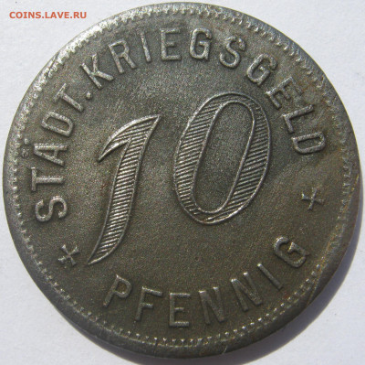Германия Кирххайм-унтер-Текк нотгельд 10 пфеннигов 1917 18.8 - IMG_5585.JPG