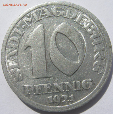 Германия Магдебург нотгельд 10 пфеннигов 1921 до 18.08. - IMG_5562.JPG