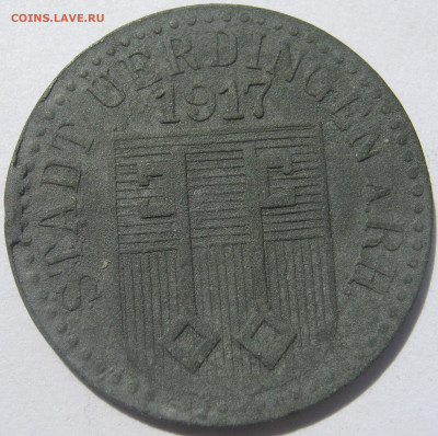 Германия Юрдинген-ам-Рейн нотгельд 5 пфеннигов 1917 18.08. - IMG_5609.JPG
