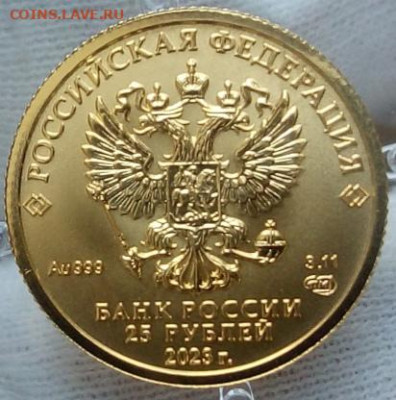 25 Рублей 2023 Победоносец 3,11 гр 999пр (5 мон) до 14.08.23 - IMG_20230813_153742