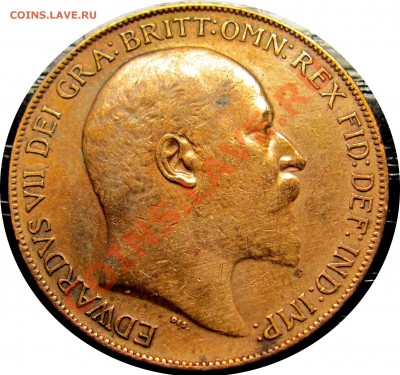 F47 Великобритания 1 пенс 1910 до 31.12 в 22°° - F47 one penny 1910_2