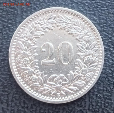 Швейцария 20 раппен 1920 до 17.08.23 в 22.00 мск - IMG_20230813_183152
