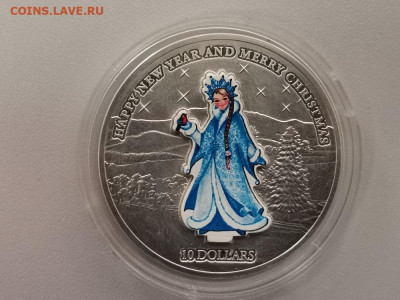 10 долларов 2008 Науру - Снегурочка, Ag999, до 23.08 - ЯЯ Снегурочка-1
