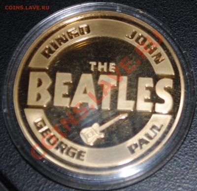 Жетон The Beatles Позолота 24 карата до 28.12.11 21 мск - DSC_0576