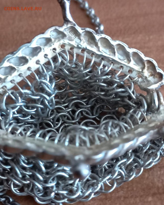 серебряное ювелирное изделие мини кошелек - кс1