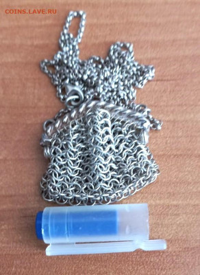 серебряное ювелирное изделие мини кошелек - кс11