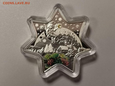 2 доллара 2012 Ниуэ - Рождественская звезда, Ag925, до 25.08 - Я Рожд.звезда-3