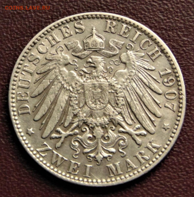 Гамбург. 2 марки 1907. До 02.09. Есть блиц. - HAM-2-1907-.JPG