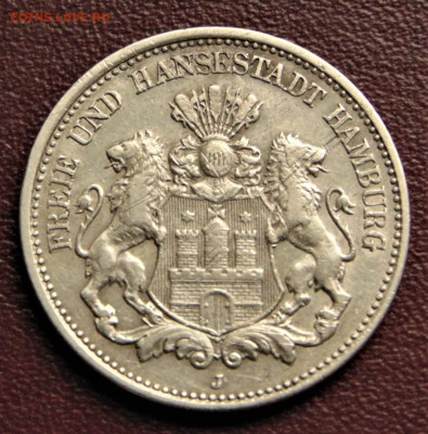 Гамбург. 2 марки 1907. До 02.09. Есть блиц. - HAM-2-1907.JPG