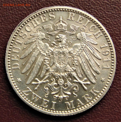 Бавария. 2 марки 1911, юбилейка. До 02.09. Есть блиц. - BAY-2-1911-.JPG