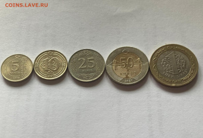 5 монет Турции, до 03.09.23г. - тур