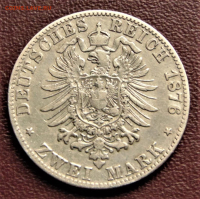 Пруссия 2 марки 1876 С. До 04.09. Есть блиц. - PR-2-1876C-.JPG