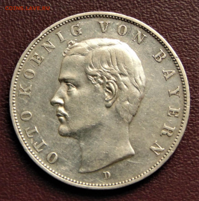 Бавария. 3 марки 1908. До 04.09. Есть блиц. - BAY-3-1908.JPG