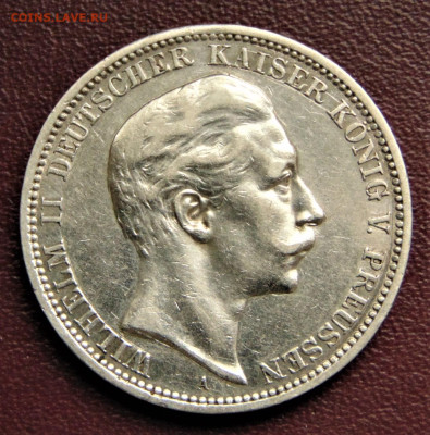 Пруссия. 3 марки 1908. До 04.09. Есть блиц. - PR-3-1908.JPG