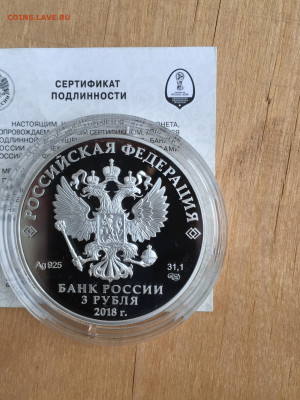 3 рубля 2018 г. ЧМ по футболу Сочи, Ag, до 03.09 - 2023-08-29 22-31-29 (0)