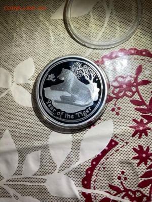 1 Доллар  Австралия 2010  Лунный календарь Год Тигра Лунар д - zrcGM9VyOdY