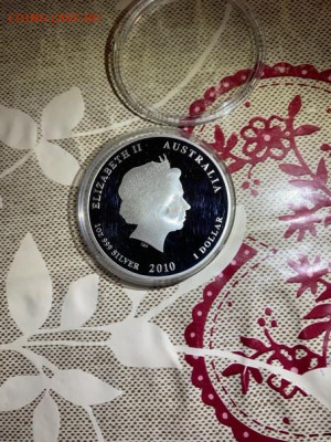 1 Доллар  Австралия 2010  Лунный календарь Год Тигра Лунар д - zH2EqmfClZA