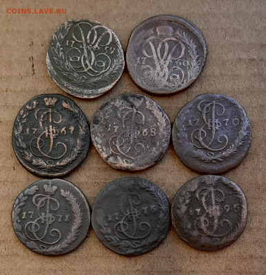 Денга 1759, 60, 67, 68, 70, 71, 7?, 95 - 20230831_124135
