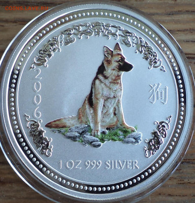 Австралия 1 доллар 2006 г. цв собака, до  04.09.2023 г. в 22 - Австралия 1 доллар 2006 цв.собака1