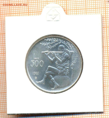 Сан-Марино 500 лир 1981 г., до05.09.2023 г. в 22.00 по Моск - Сан-Марино 500 лир 1981 холдер