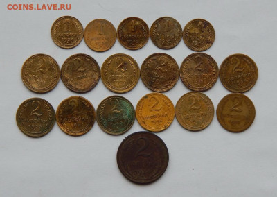 18 монет по 1 и 2  копейки 1924-1957г. - DSCN6932.JPG