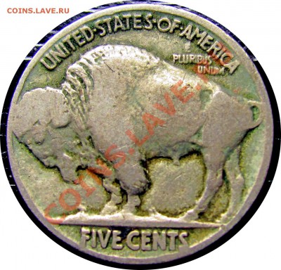 F54 США 5¢ Buffalo Nickel 1924 до 31.12 в 22°° - F54 5c 1924_2