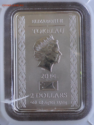 Токелау 2 доллара 2014 г. жостово, до 07.09.2023 г. в 22.00 - Токелау 2 доллара 2014 Жостово3