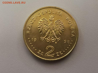 2 злотых Польша 1998 Полоний и радий, до 08.09 - 1998 Полоний и радий-2